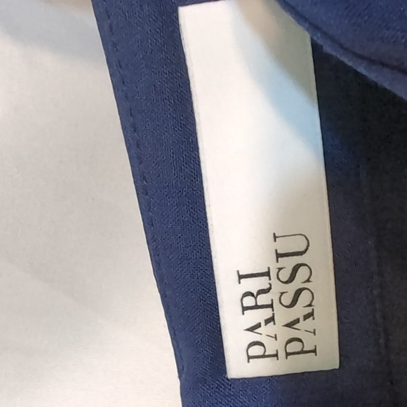 Pari Passu Plus Size Navy Blue Orsa Wrap Career Skirt NWT Size 20 - Picture 3 of 8